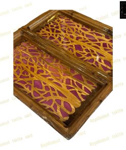 خرید تخته نرد چوب گردو رزین درخت بنفش