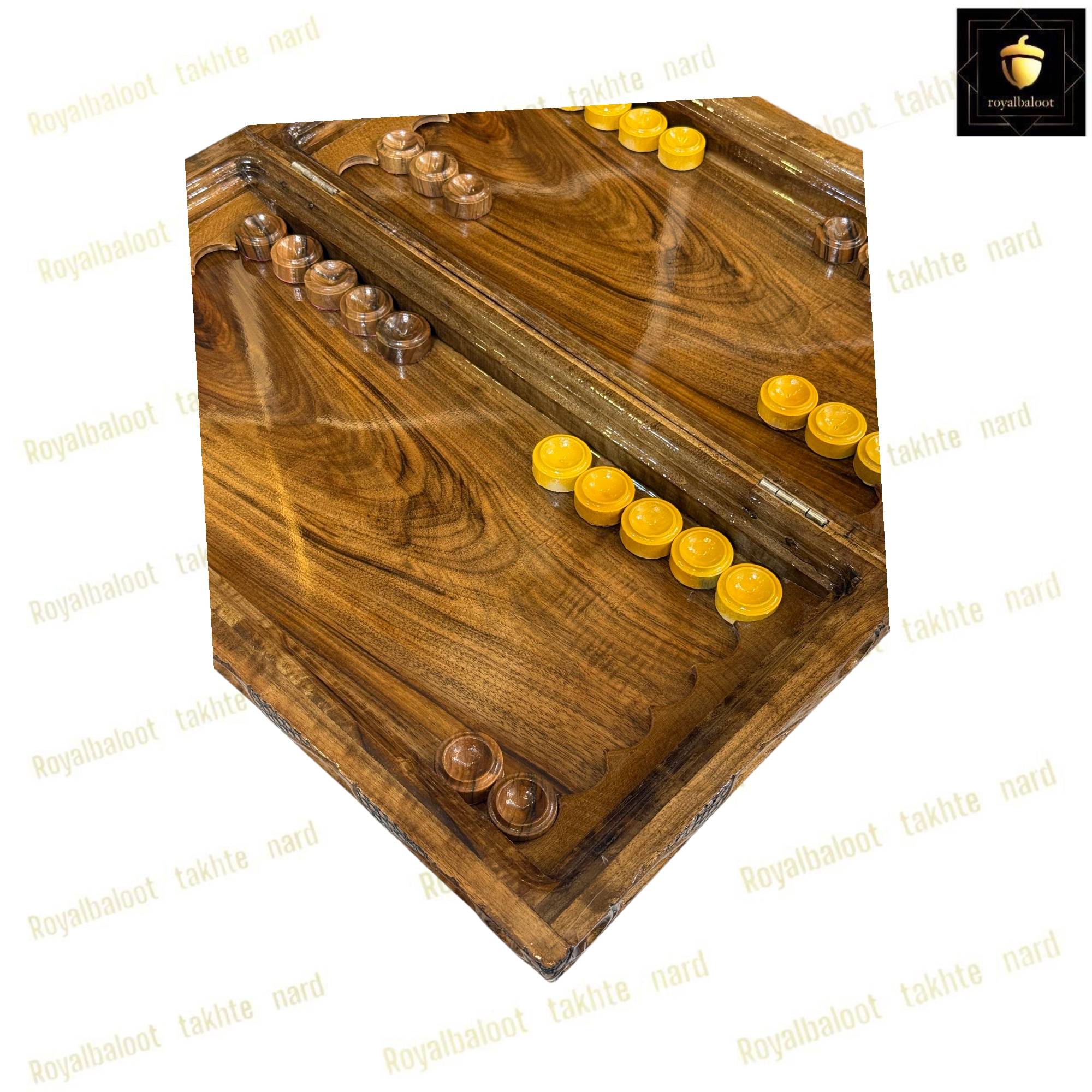 خرید تخته نرد ریشه گردو خالص 55 سانتی 453 خرید تخته نرد ریشه گردو خالص 55 سانتی