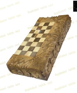 خرید تخته نرد گردو سر و بغل منبت سفارشی