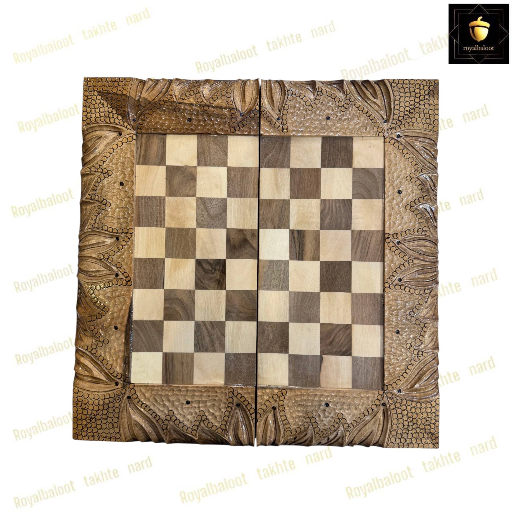 خرید تخته نرد گردو سر و بغل منبت سفارشی کد 454 خرید تخته نرد گردو سر و بغل منبت سفارشی