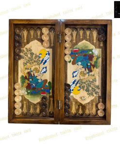 خرید تخته نرد چوب راش معرق خسرو شیرین