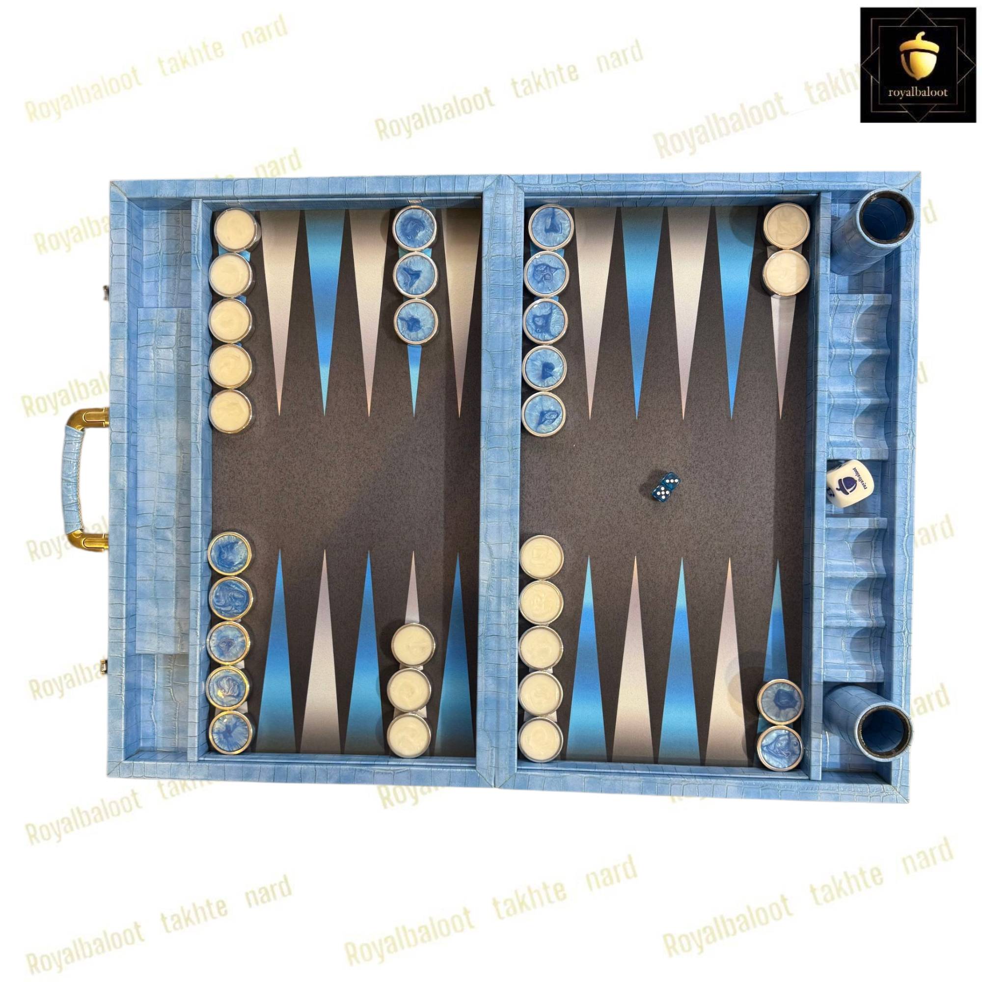 خرید تخته نرد مدرن طرح اقیانوس کد 461 خرید تخته نرد مدرن طرح اقیانوس