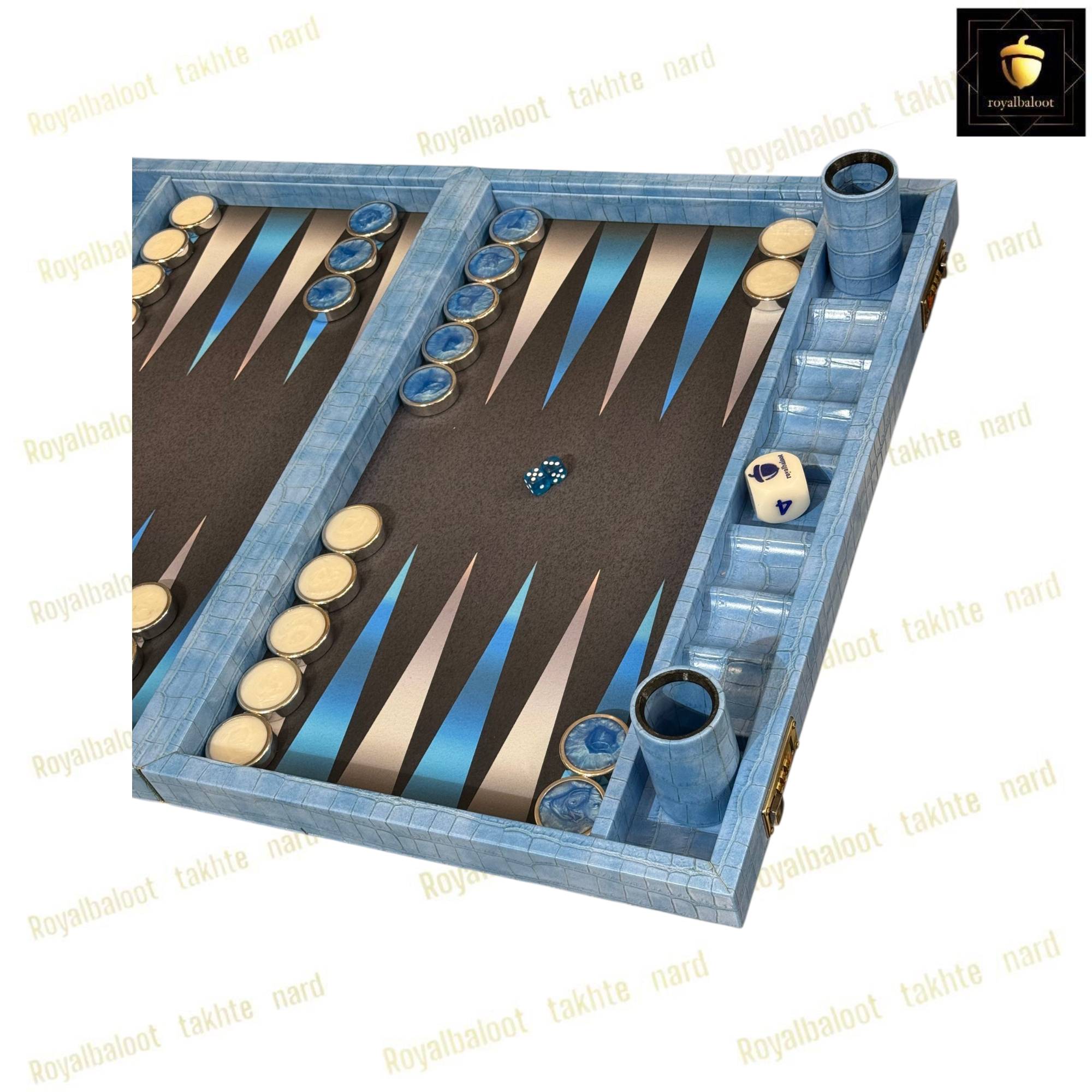 خرید تخته نرد مدرن طرح اقیانوس کد 461 خرید تخته نرد مدرن طرح اقیانوس