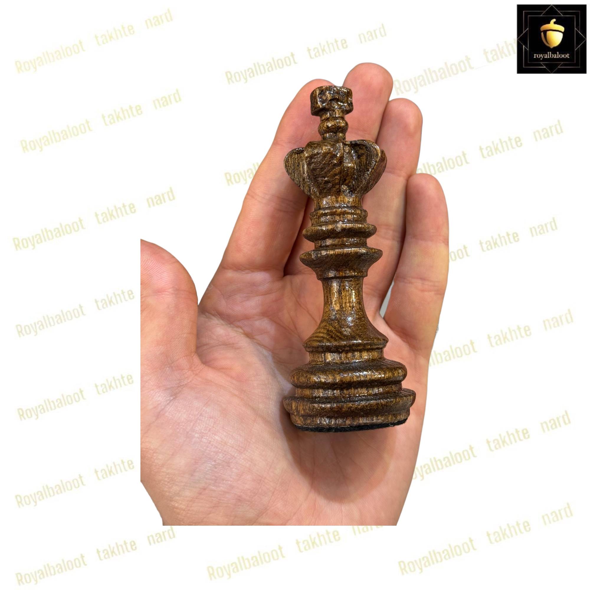 خرید مهره شطرنج گردو منبت شاهانه کد 468 خرید مهره شطرنج گردو منبت شاهانه