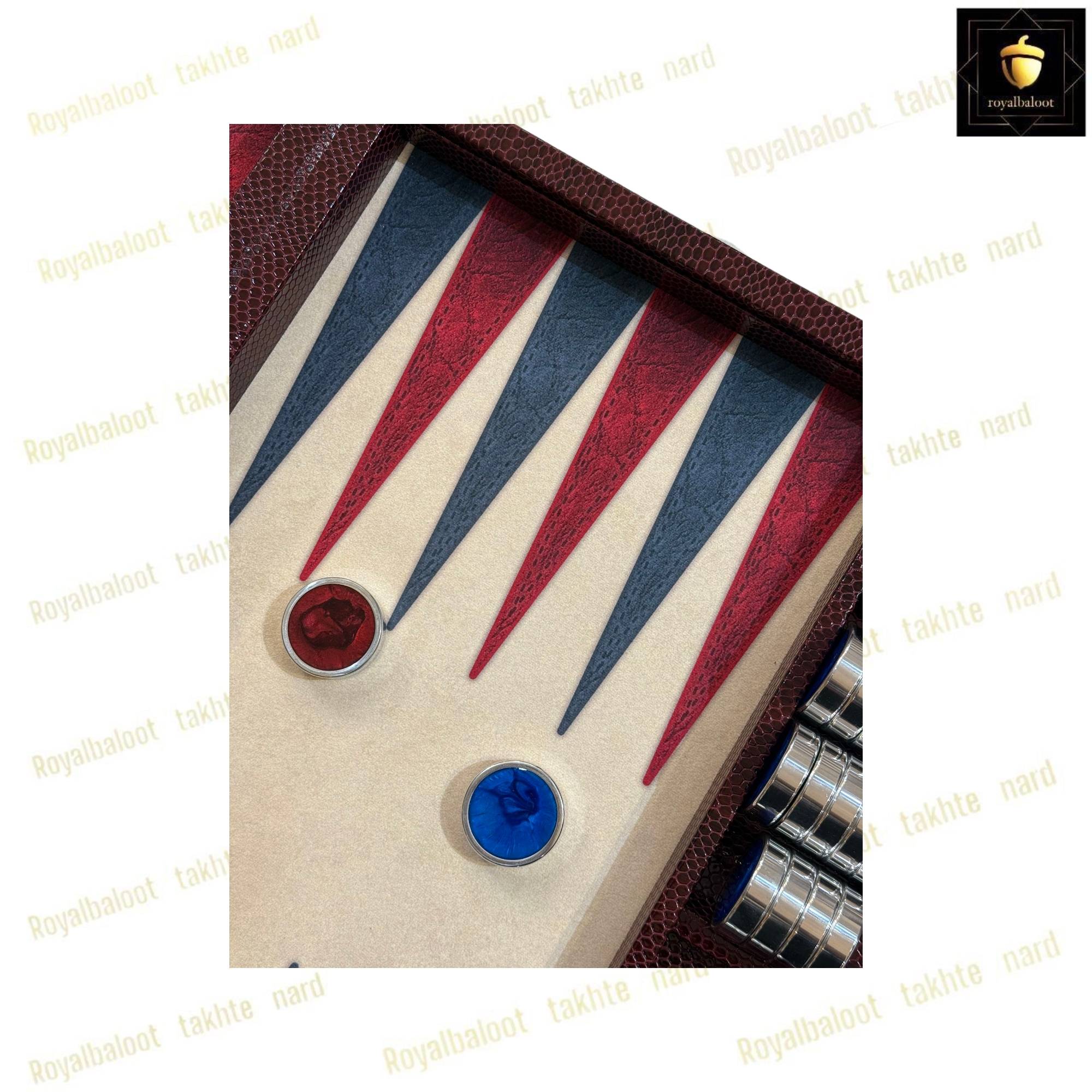 خرید تخته نرد مدرن طرح یاقوت سرخ کد 457 خرید تخته نرد مدرن طرح یاقوت سرخ