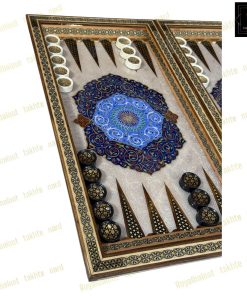 خرید تخته نرد خاتم نقاشی تذهیب سنتی