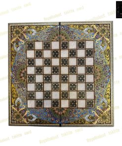 خرید تخته نرد خاتم نقاشی تذهیب هفت رنگ