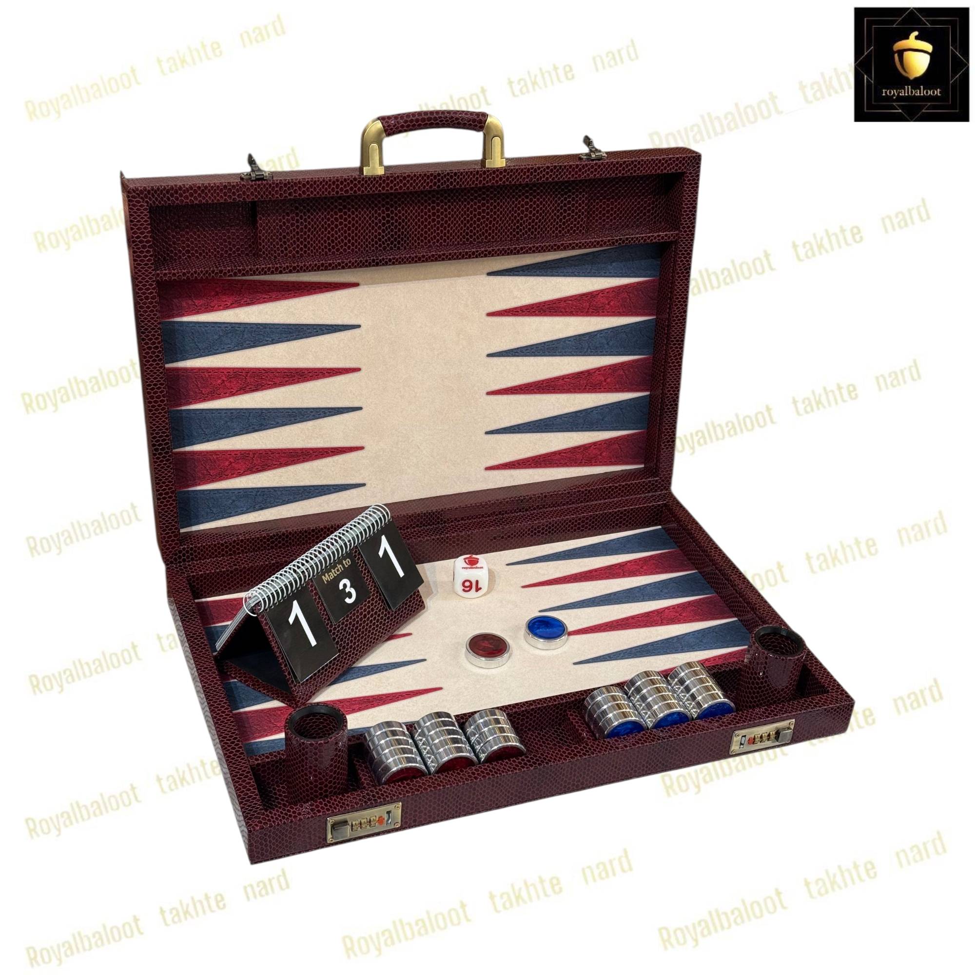 خرید تخته نرد مدرن طرح یاقوت سرخ کد 457 خرید تخته نرد مدرن طرح یاقوت سرخ