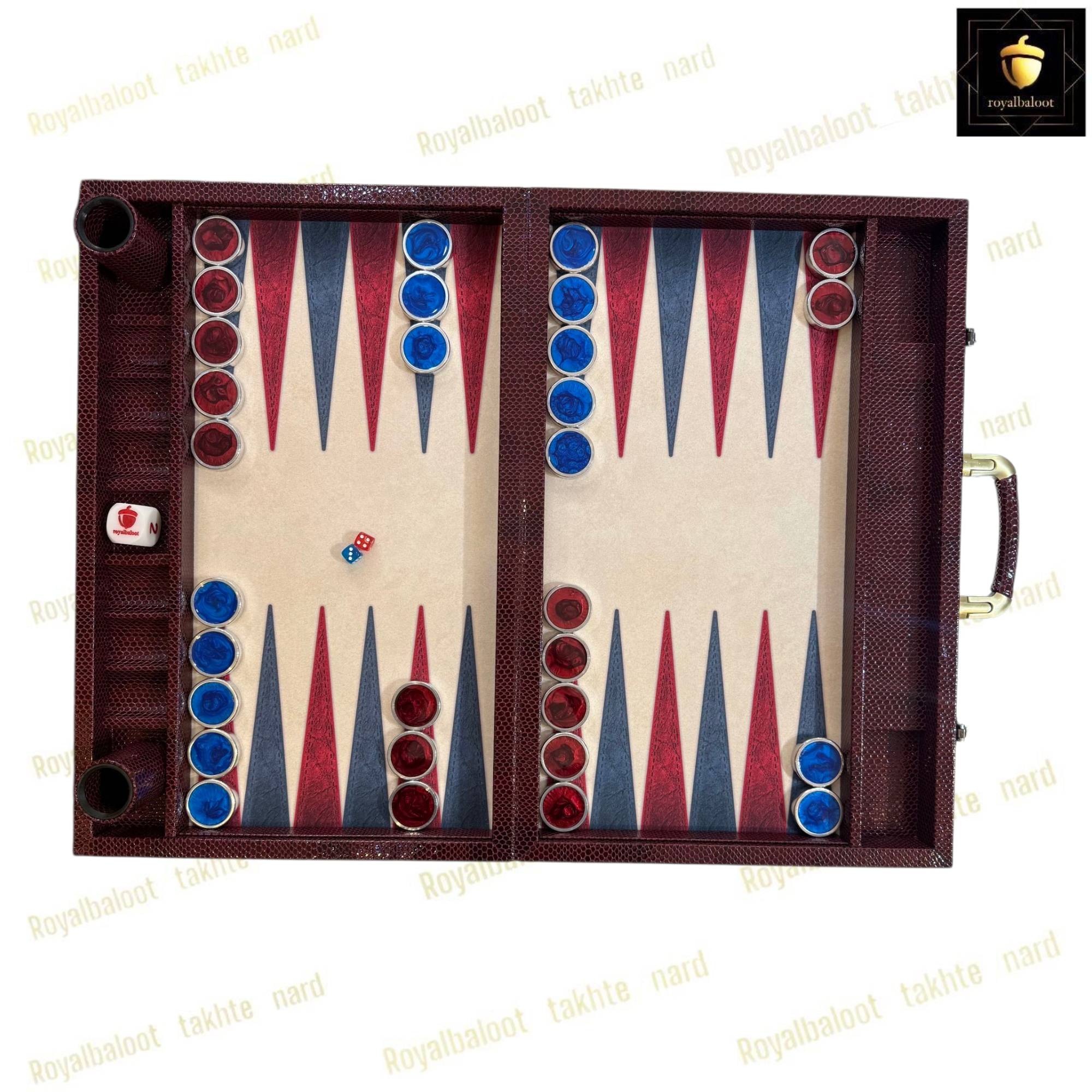 خرید تخته نرد مدرن طرح یاقوت سرخ کد 457 خرید تخته نرد مدرن طرح یاقوت سرخ