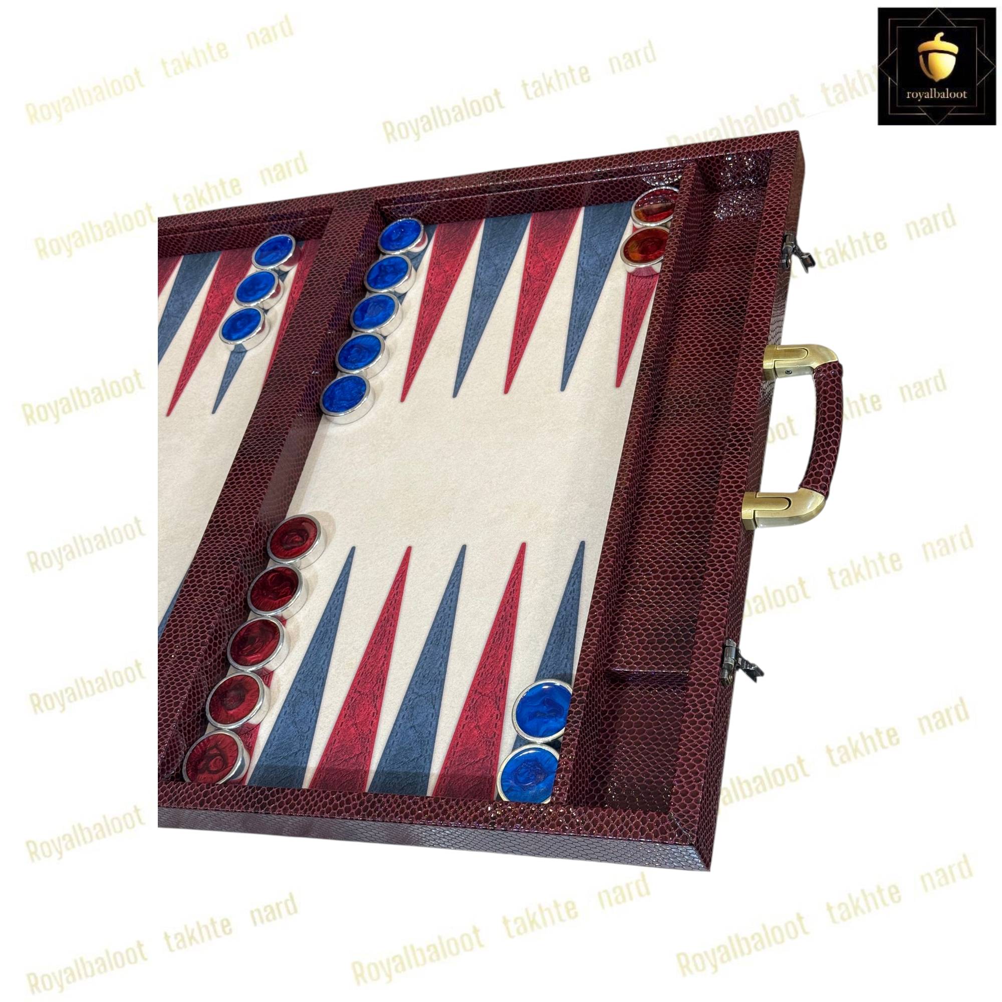 خرید تخته نرد مدرن طرح یاقوت سرخ کد 457 خرید تخته نرد مدرن طرح یاقوت سرخ