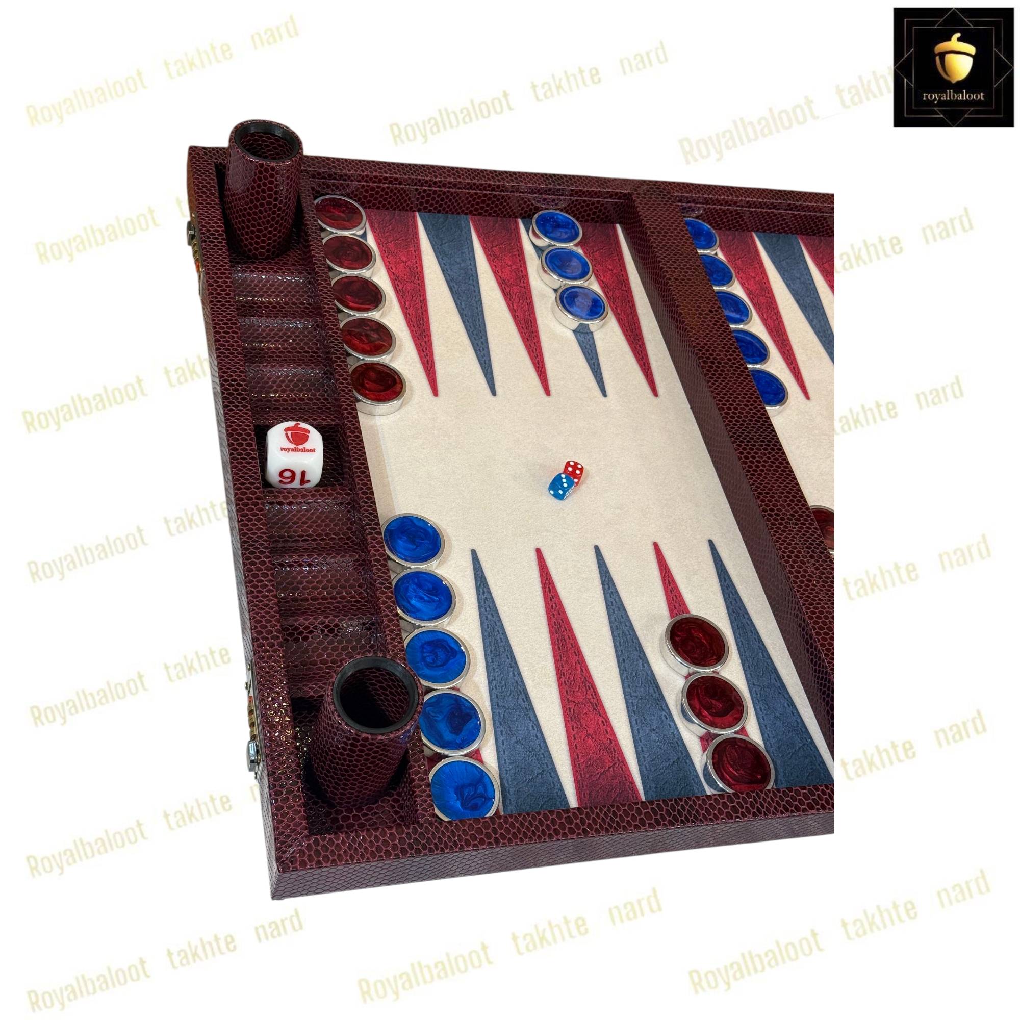 خرید تخته نرد مدرن طرح یاقوت سرخ کد 457 خرید تخته نرد مدرن طرح یاقوت سرخ