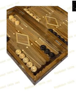 خرید تخته نرد گردو سر و بغل منبت کردستان