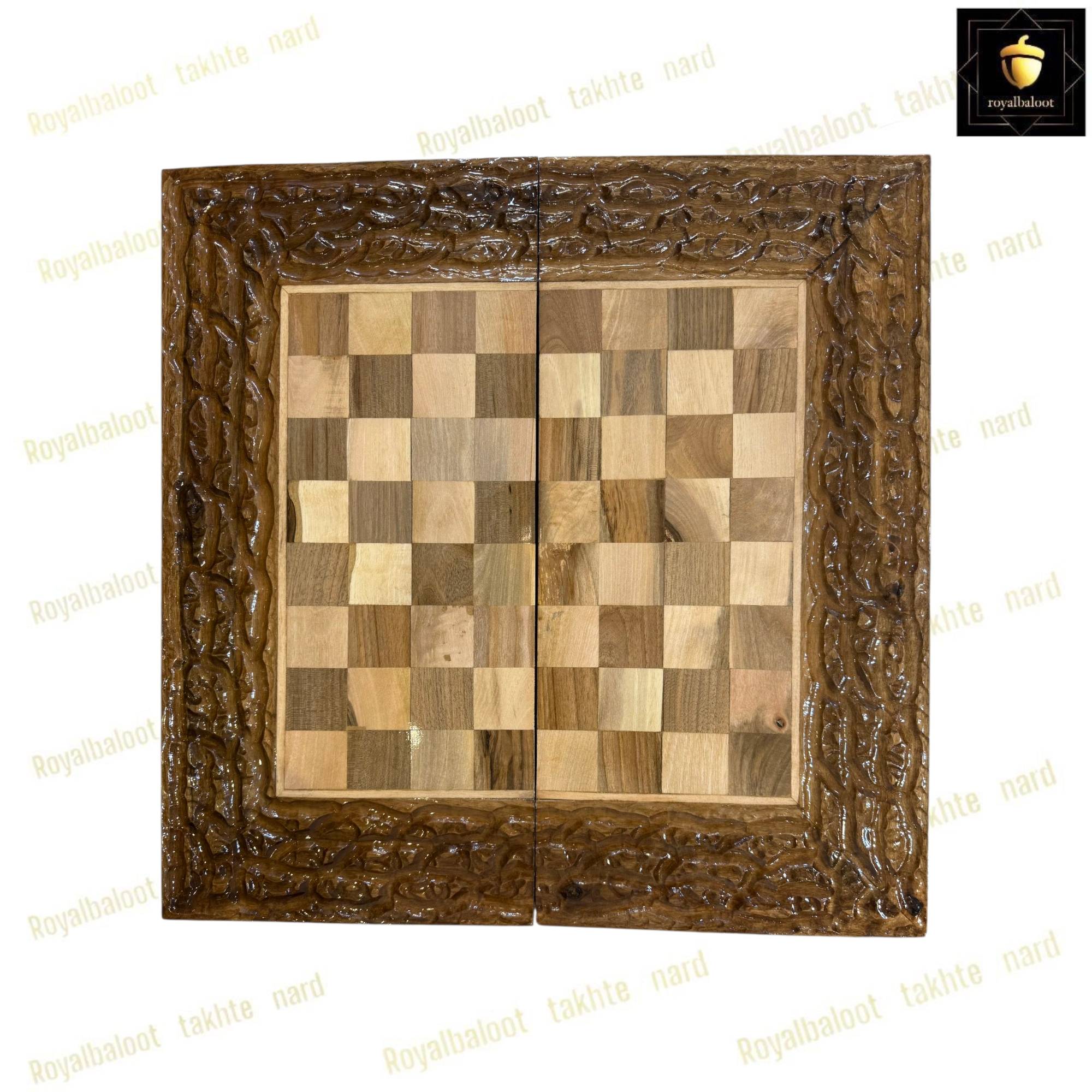 خرید تخته نرد گردو سر و بغل منبت کردستان کد 472 خرید تخته نرد گردو سر و بغل منبت کردستان