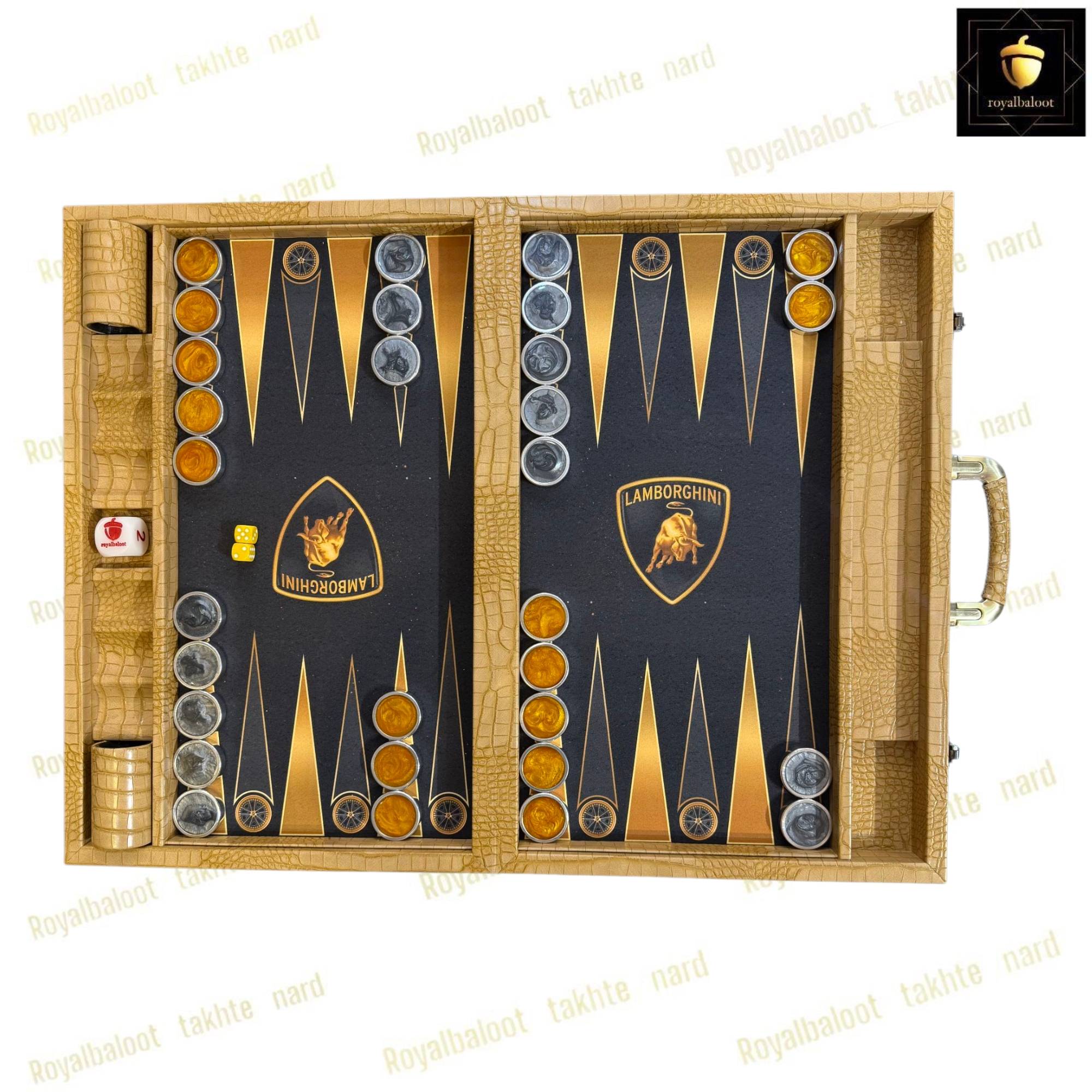 خرید تخته نرد مدرن طرح لامبورگینی کد 459 خرید تخته نرد مدرن طرح لامبورگینی