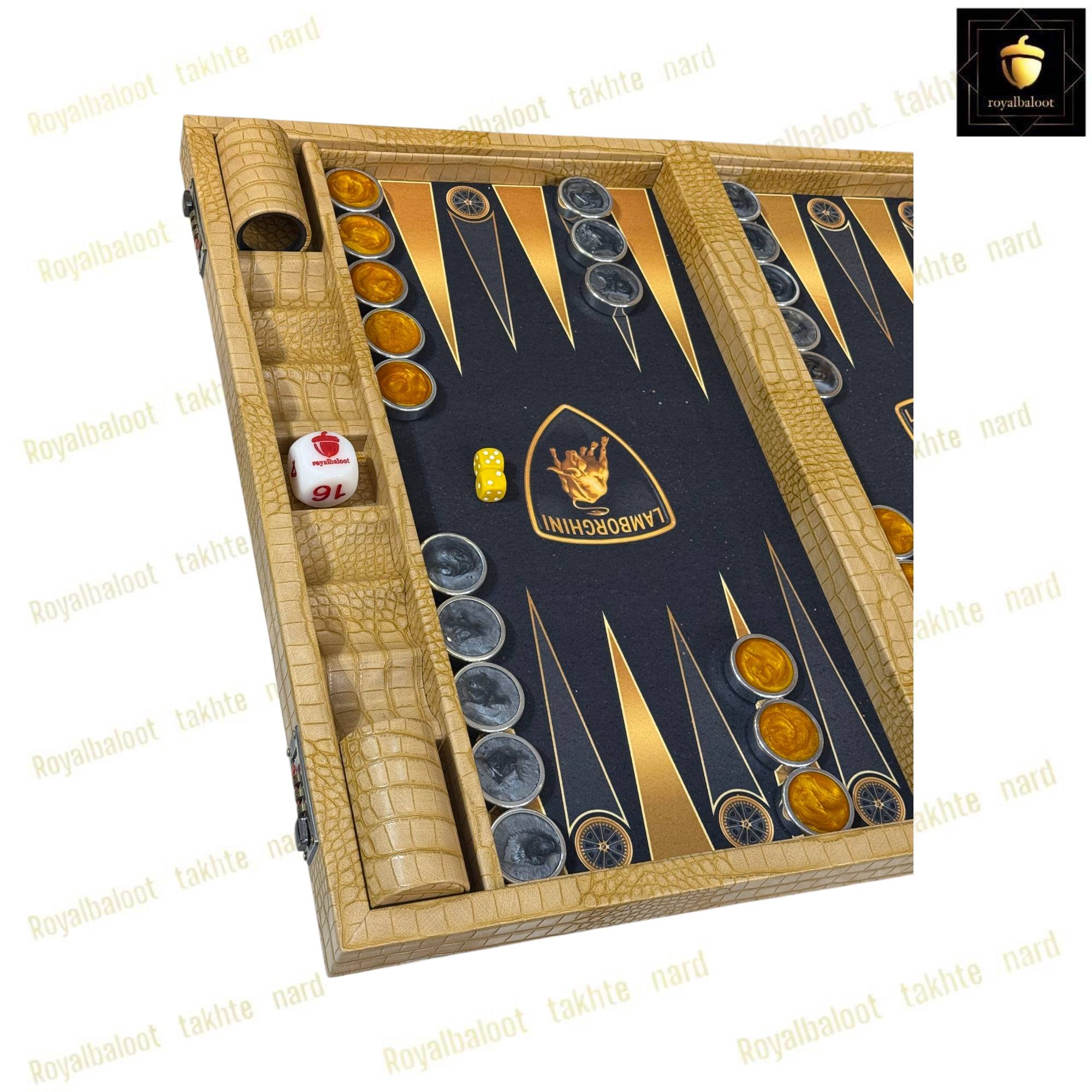 خرید تخته نرد مدرن طرح لامبورگینی کد 459 خرید تخته نرد مدرن طرح لامبورگینی