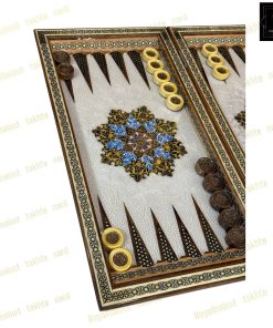 خرید تخته نرد خاتم نقاشی تذهیب هفت رنگ کد