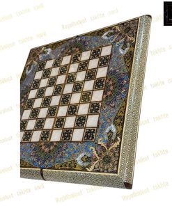 خرید تخته نرد خاتم نقاشی تذهیب هفت رنگ کد
