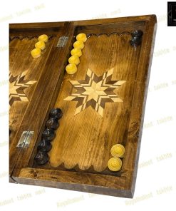 خرید تخته نرد گردو منبت گل وحشی کد 475 خرید تخته نرد گردو منبت گل وحشی