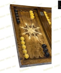 خرید تخته نرد گردو منبت گل وحشی کد 475 خرید تخته نرد گردو منبت گل وحشی