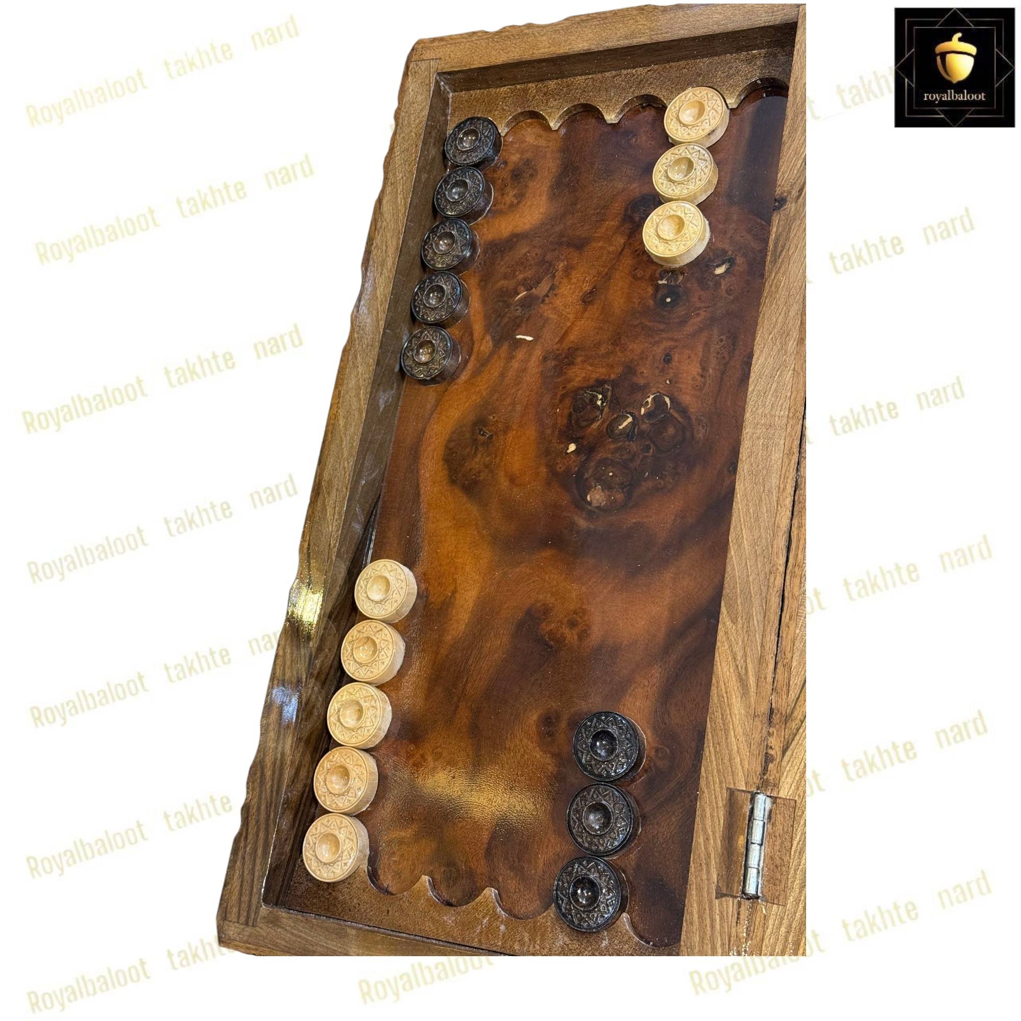 خرید تخته نرد جوش ریشه گردو منبت کد 476 خرید جوش ریشه گردو منبت