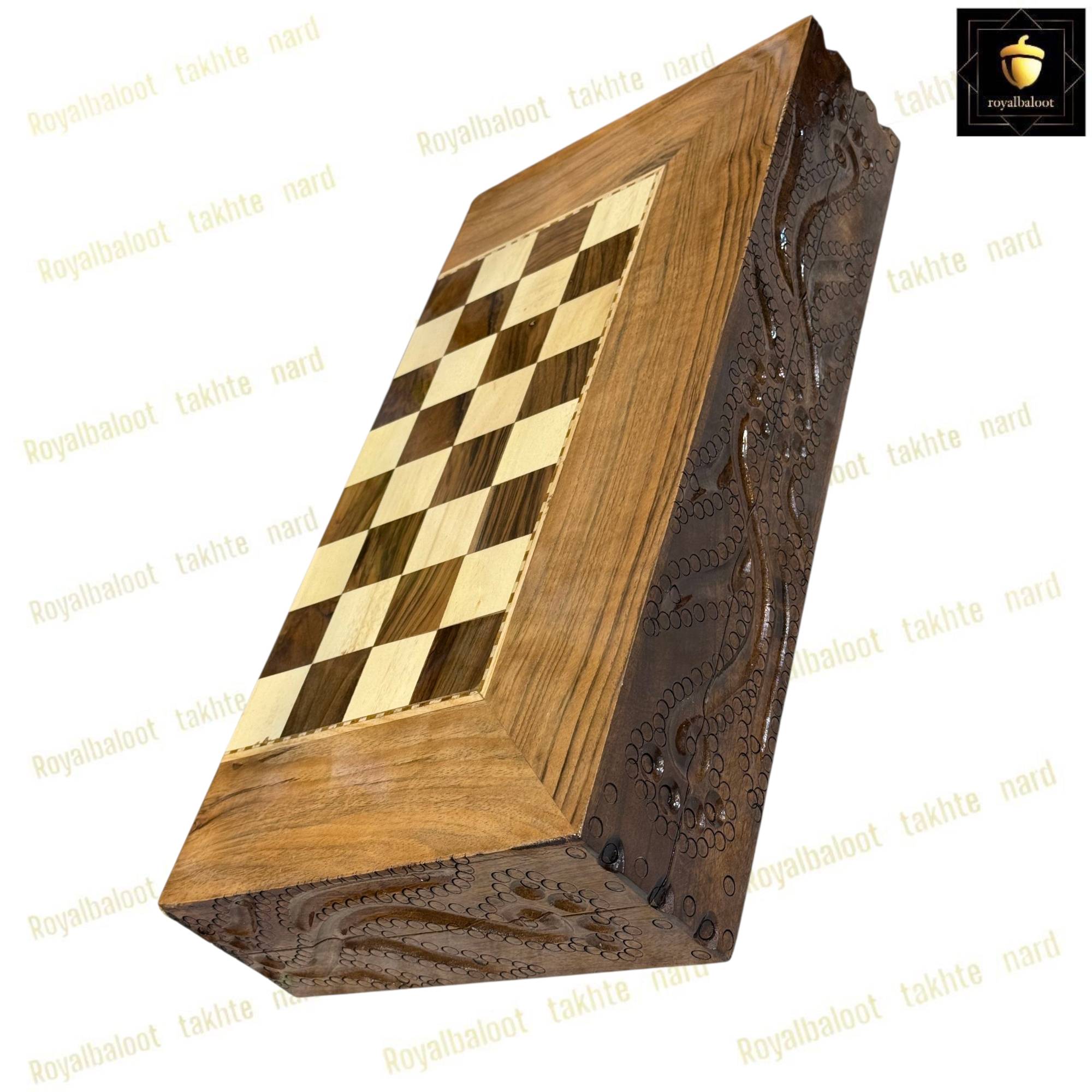 خرید تخته نرد جوش ریشه گردو منبت کد 476 خرید جوش ریشه گردو منبت