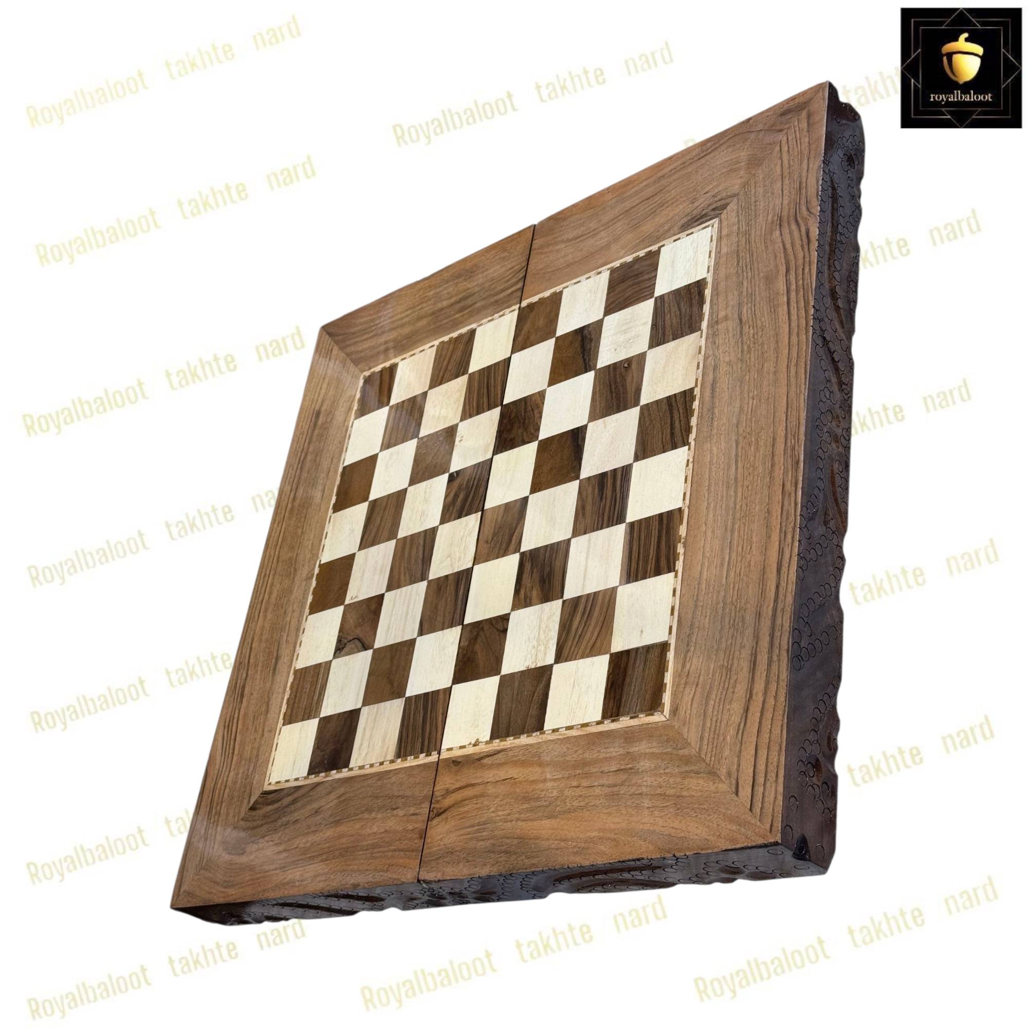 خرید تخته نرد جوش ریشه گردو منبت کد 476 خرید جوش ریشه گردو منبت