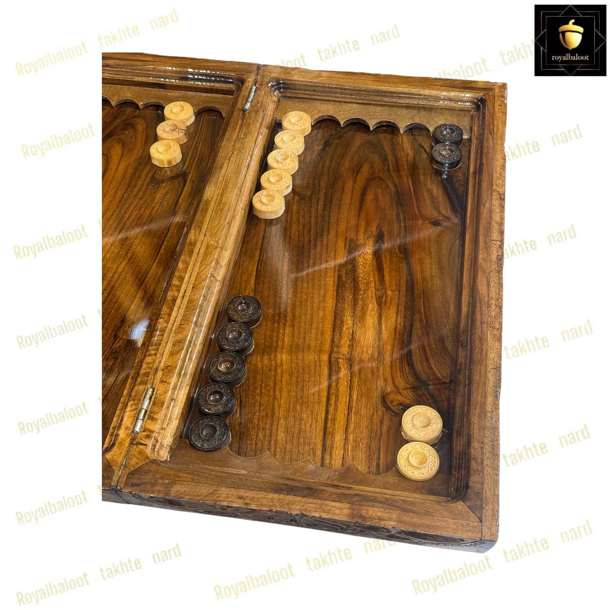 خرید تخته نرد ریشه گردو منبت سفارشی کد 477 خرید تخته نرد ریشه گردو منبت سفارشی