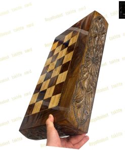 خرید تخته نرد ریشه گردو منبت سفارشی