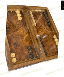 خرید تخته نرد ریشه گردو منبت کردستان کد 474 خرید تخته نرد ریشه گردو منبت کردستان