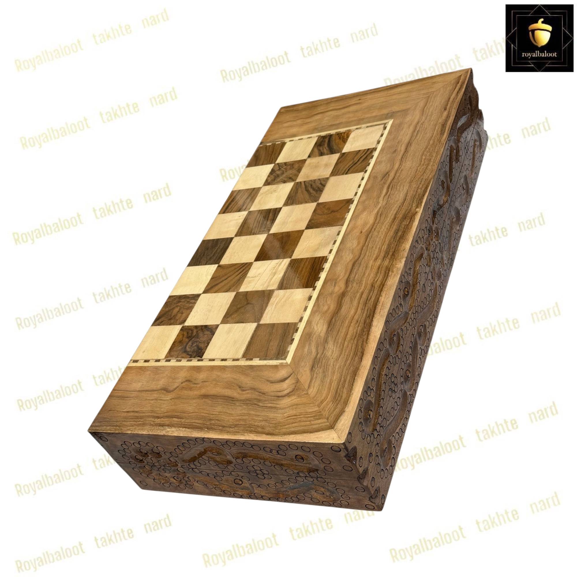 خرید تخته نرد ریشه گردو منبت کردستان کد 474 خرید تخته نرد ریشه گردو منبت کردستان