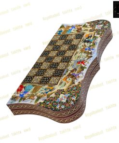 خرید تخته نرد خاتم نقاشی چوگان برجسته دالبری کد 479 خرید تخته نرد خاتم نقاشی چوگان برجسته دالبری