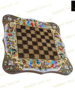 خرید تخته نرد خاتم نقاشی چوگان برجسته دالبری کد 479 خرید تخته نرد خاتم نقاشی چوگان برجسته دالبری