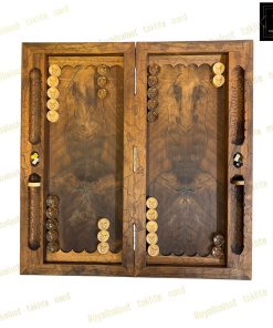 خرید تابلو تخته نرد منبت ادمیزاد 70 سانتی