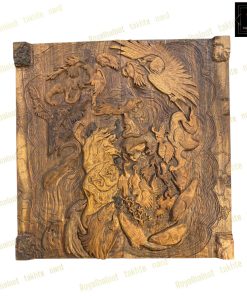 خرید تابلو تخته نرد منبت ادمیزاد 70 سانتی