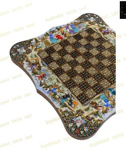 خرید تخته نرد خاتم نقاشی چوگان برجسته دالبری کد 479 خرید تخته نرد خاتم نقاشی چوگان برجسته دالبری