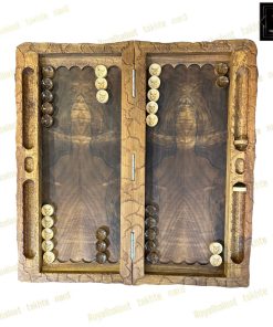 خرید تابلو تخته نرد منبت فریاد 70 سانتی