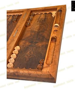 خرید تابلو تخته نرد منبت ساعت شنی 70 سانتی