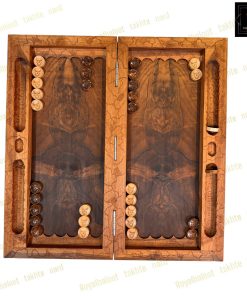 خرید تابلو تخته نرد منبت ساعت شنی 70 سانتی