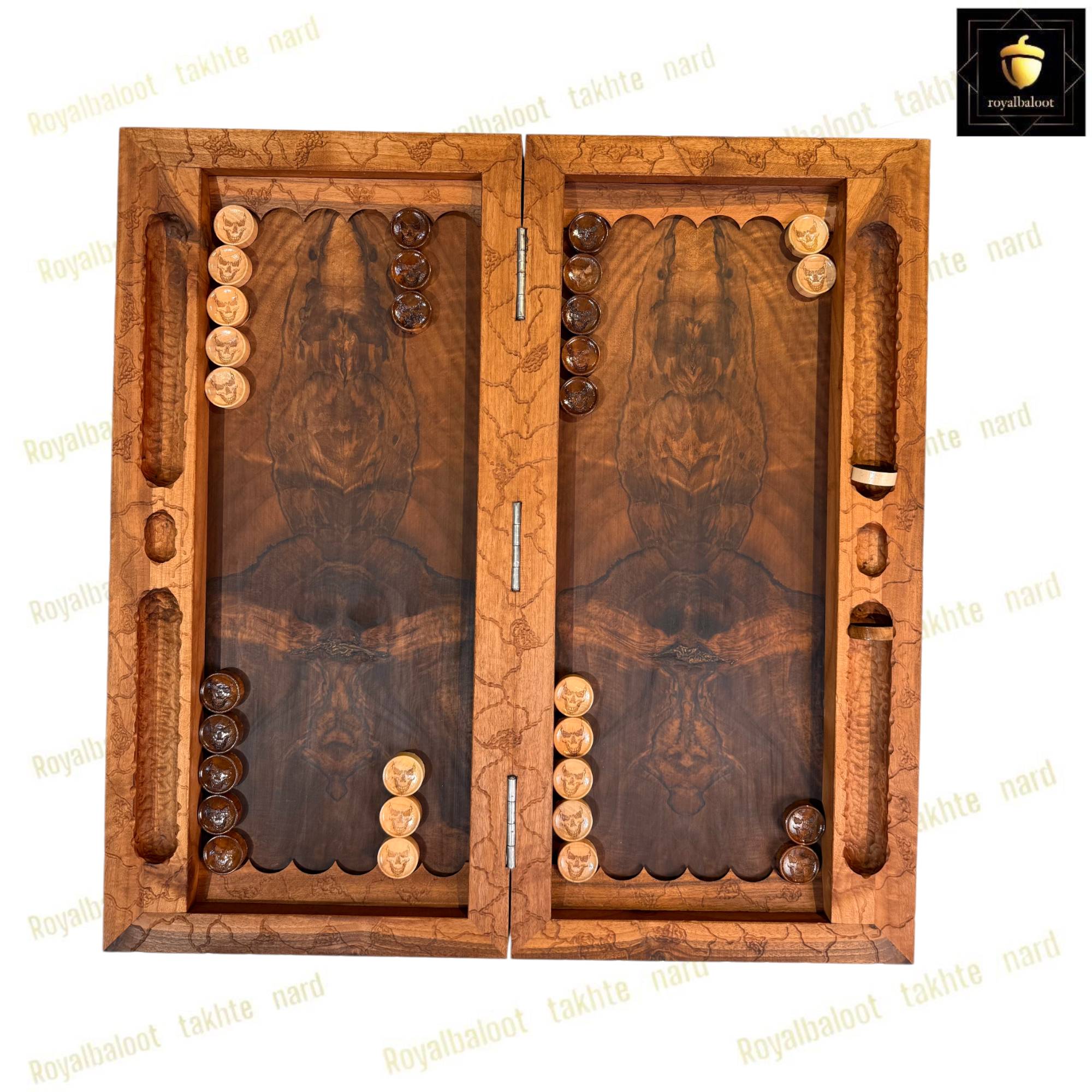 خرید تابلو تخته نرد منبت ساعت شنی 70 سانتی کد 483 خرید تابلو تخته نرد منبت ساعت شنی 70 سانتی