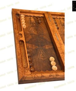 خرید تابلو تخته نرد منبت ساعت شنی 70 سانتی