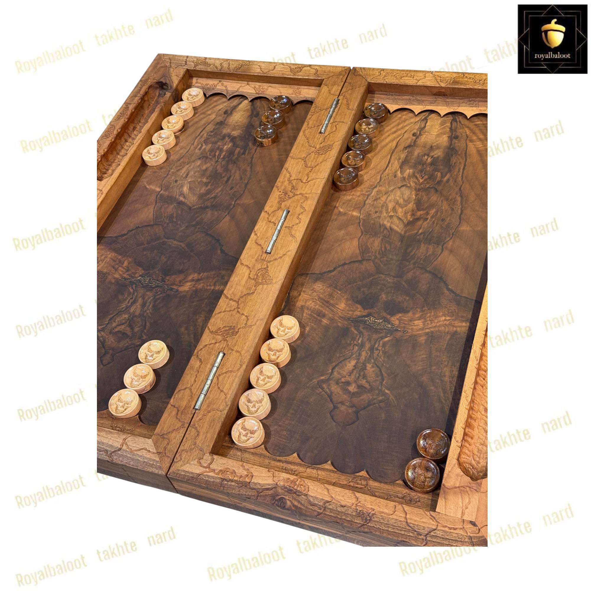 خرید تابلو تخته نرد منبت ساعت شنی 70 سانتی کد 483 خرید تابلو تخته نرد منبت ساعت شنی 70 سانتی