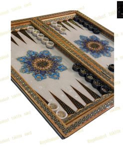 خرید تخته نرد خاتم نقاشی تذهیب لاکچری کد 486