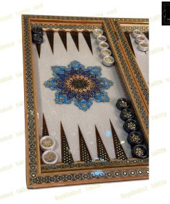 خرید تخته نرد خاتم نقاشی تذهیب لاکچری