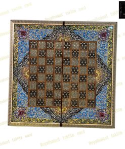 خرید تخته نرد خاتم نقاشی تذهیب لاکچری