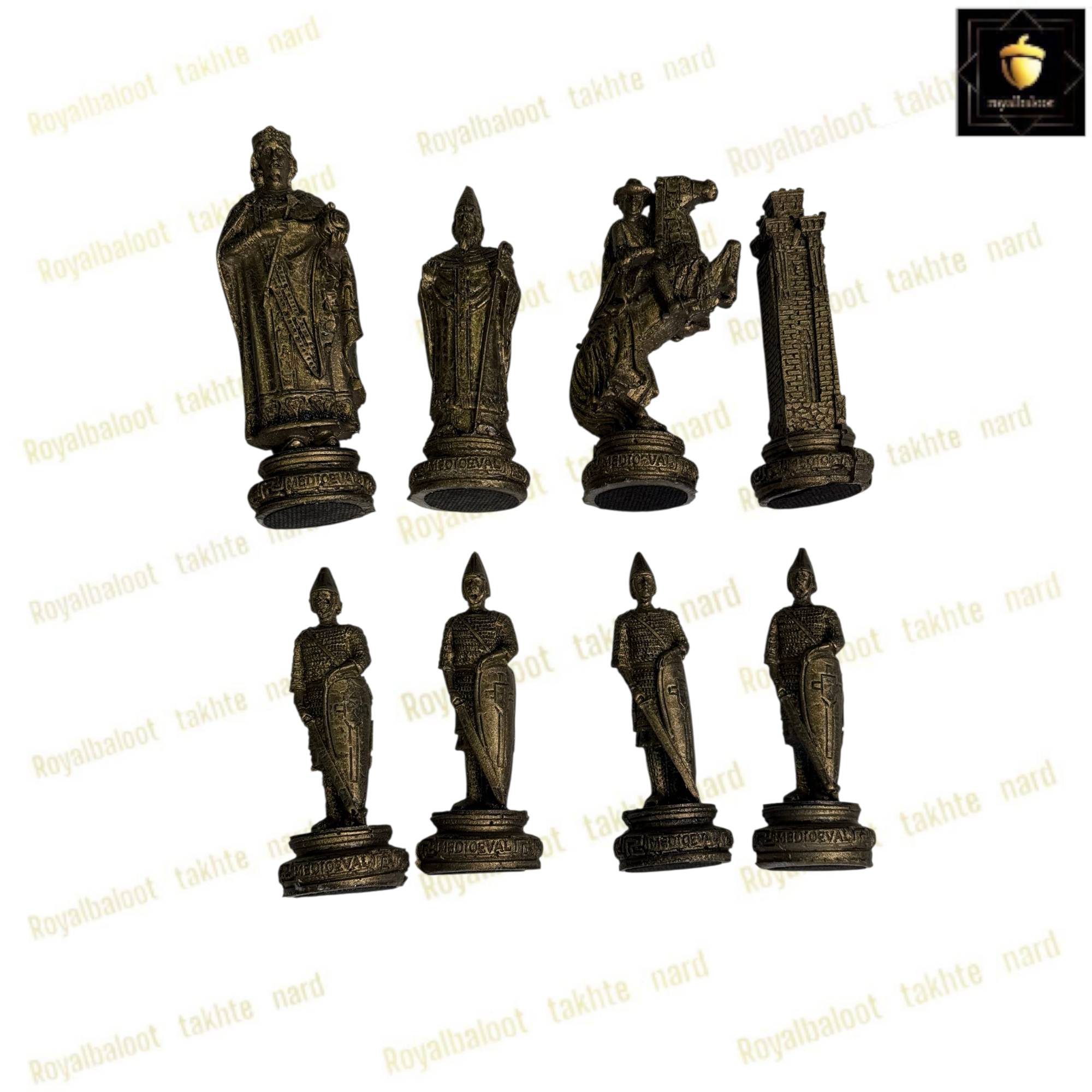 خرید مهره شطرنج پلی استری طرح عثمانی کد 494 خرید مهره شطرنج پلی استری طرح عثمانی