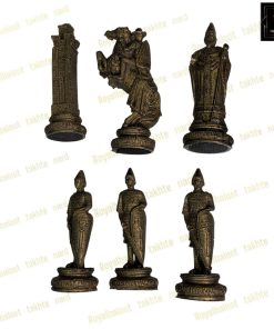 خرید مهره شطرنج پلی استری طرح عثمانی کد 494 خرید مهره شطرنج پلی استری طرح عثمانی