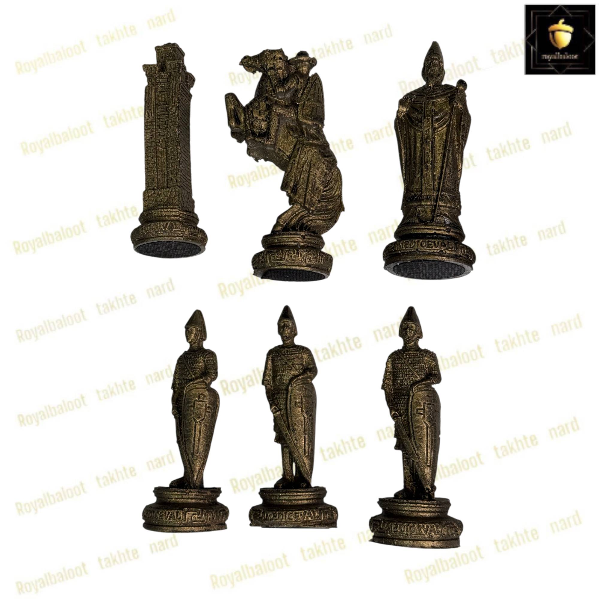 خرید مهره شطرنج پلی استری طرح عثمانی کد 494 خرید مهره شطرنج پلی استری طرح عثمانی