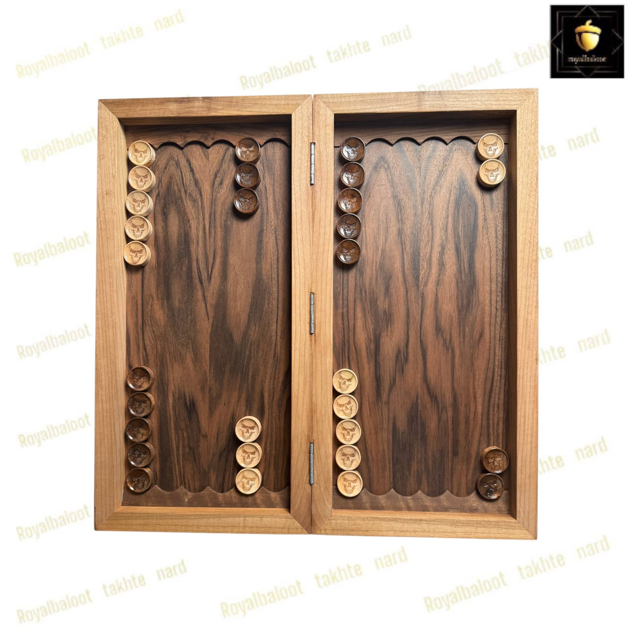 خرید تخته نرد دور شطرنج منبت فلسفه 60 سانتی کد 496 خرید تخته نرد دور شطرنج منبت فلسفه 60 سانتی