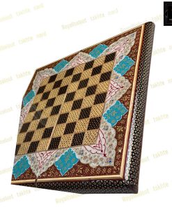 خرید تخته نرد خاتم نقاشی تذهیب سوپر لاکچری
