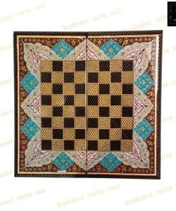 خرید تخته نرد خاتم نقاشی تذهیب سوپر لاکچری